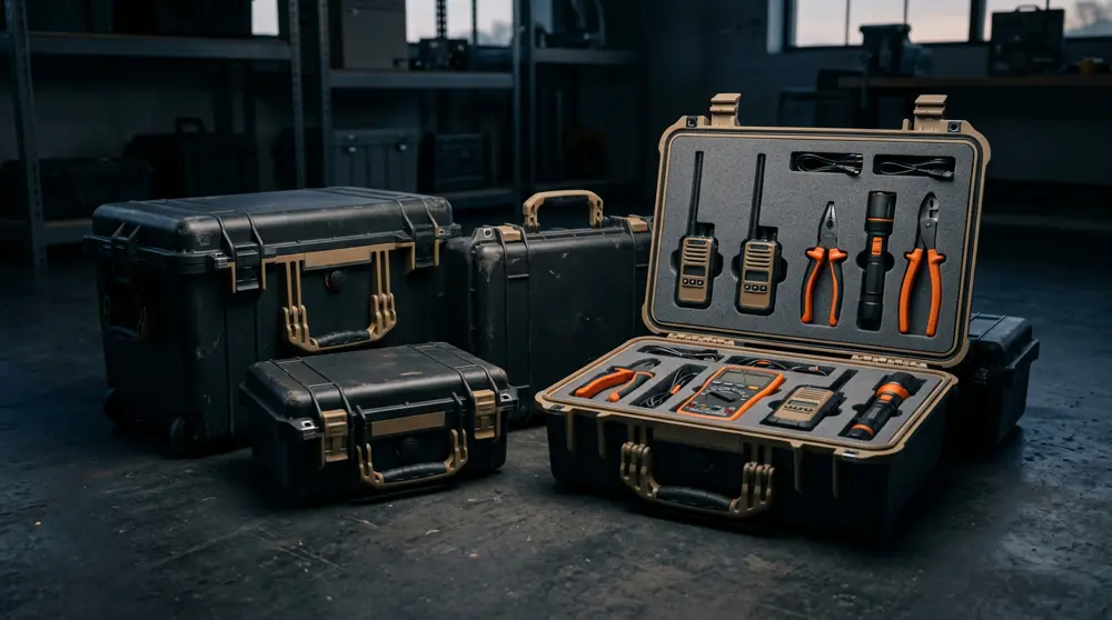 Rugged hard cases with custom foam inserts
